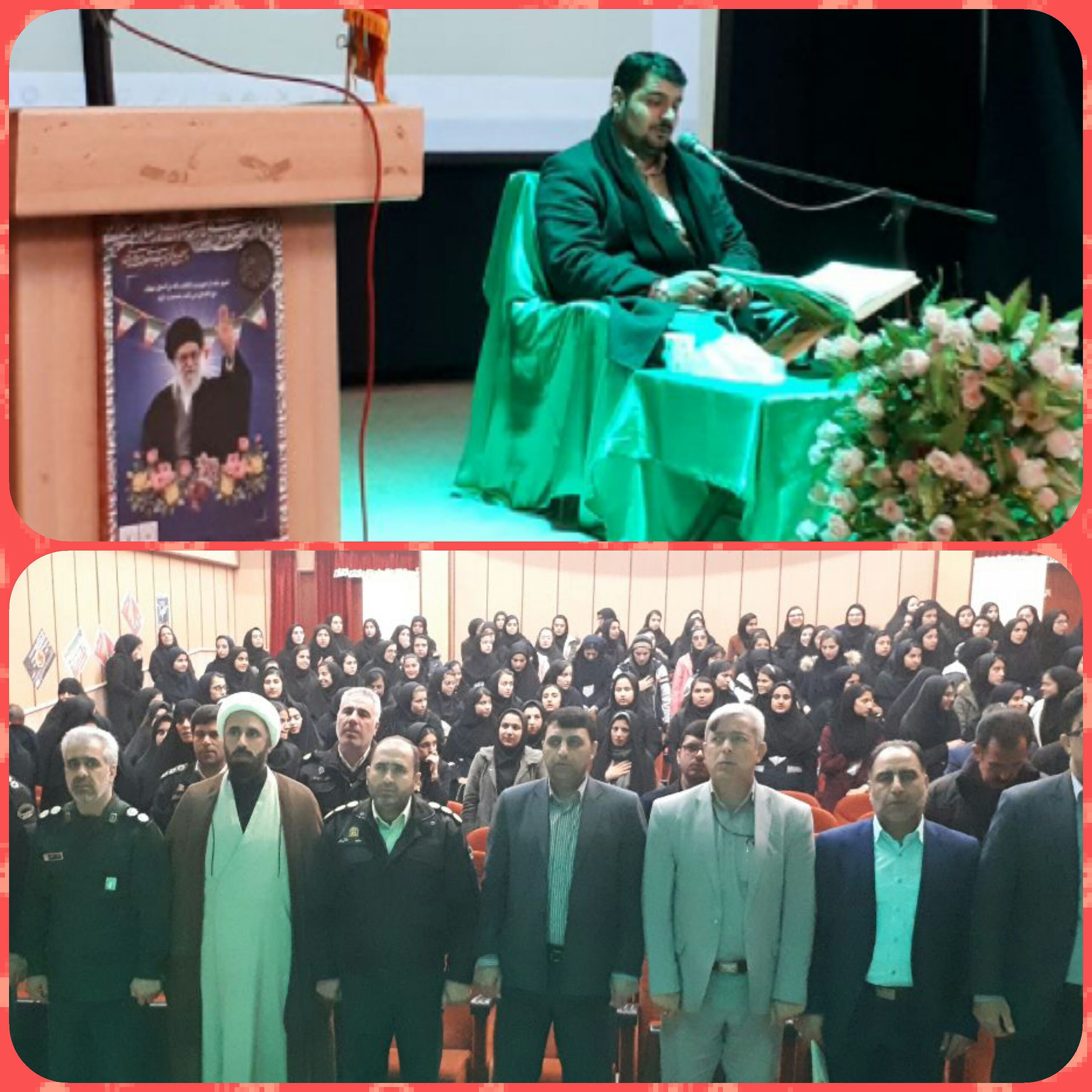 در ششمین روز از ایام الله دهه فجر، فرماندار ایوان در محفل اُنس باقرآن در محل سالن ارشاد شرکت کرد.