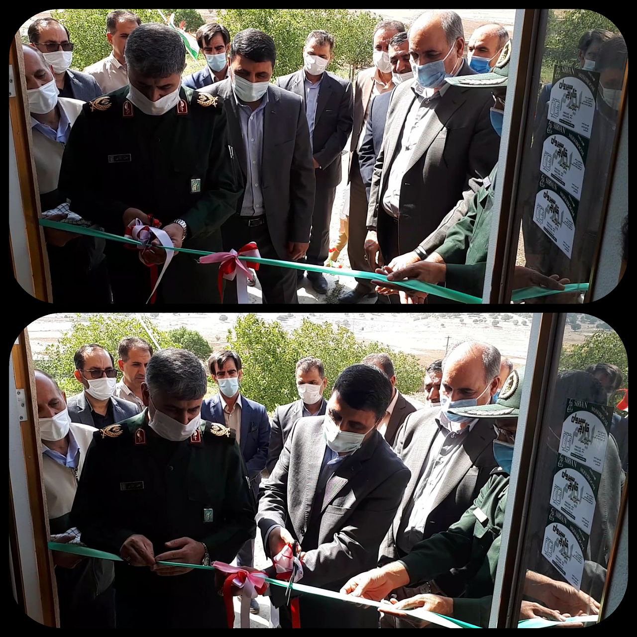 افتتاح مجتمع تولیدے قارچ سیروان(سراب)، از برنامه هاے دفاع مقدس در شهرستان ایوان