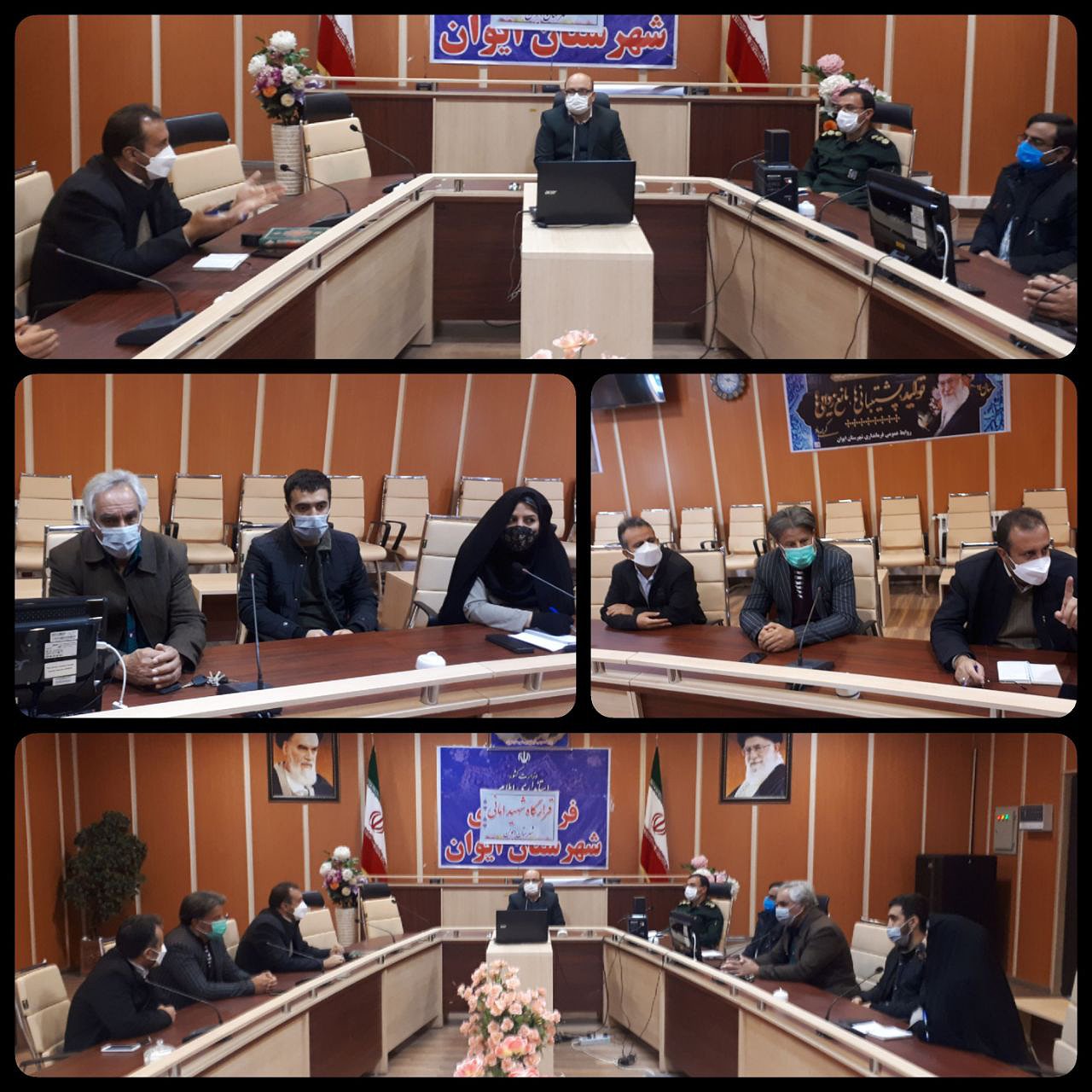 برگزاری جلسه مشترک کارگروه تنظیم بازار و قرارگاه شهید امامی در شهرستان ایوان