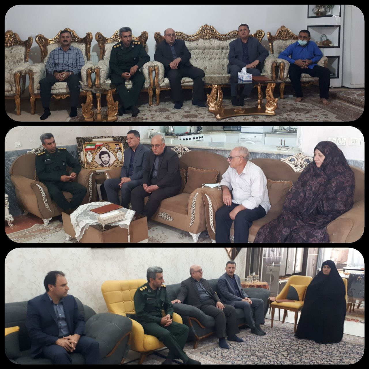 ✅ همزمان با اولین روز از هفته دولت، فرماندار با خانواده شهدا و ایثارگران دیدار نمود.
